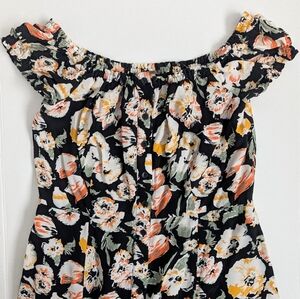 Free People Italian Breeze Floral Off-Shoulder Mini Dress